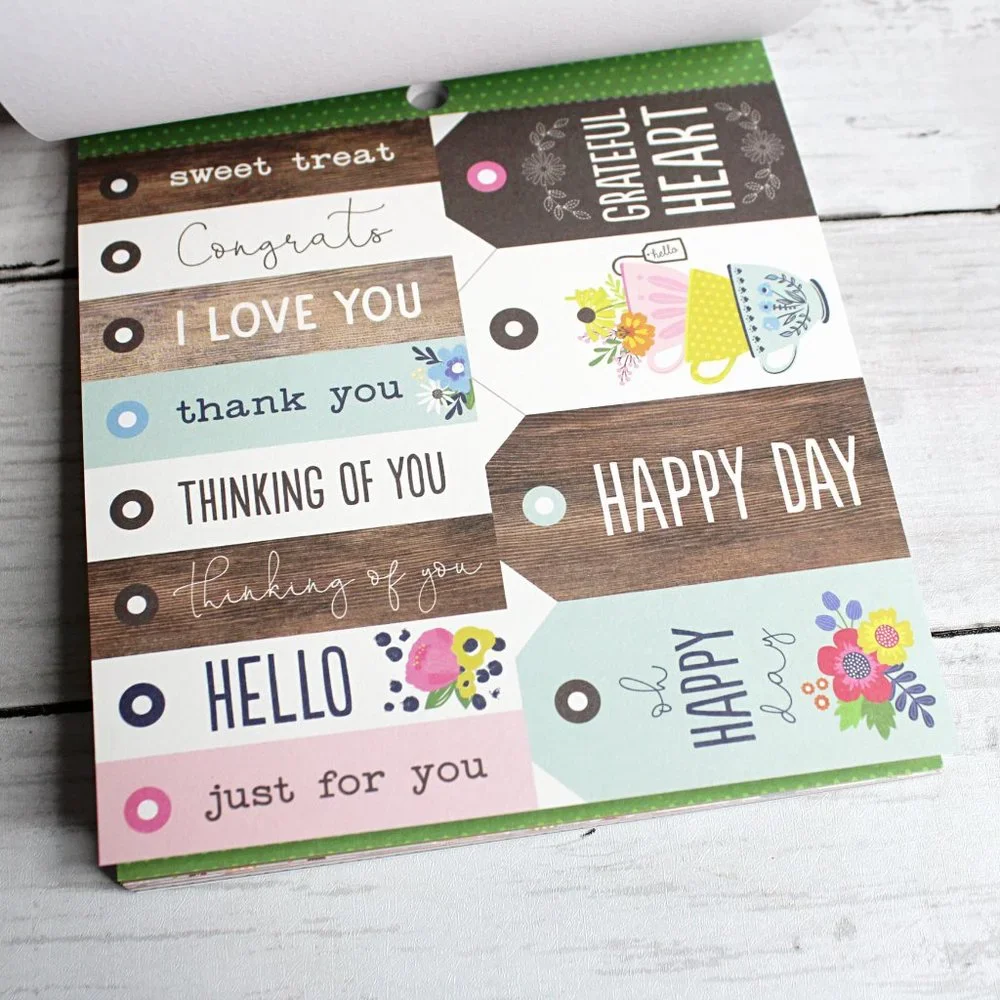 Jen Hadfield Scrapbook Cardstock Paper Pad 6